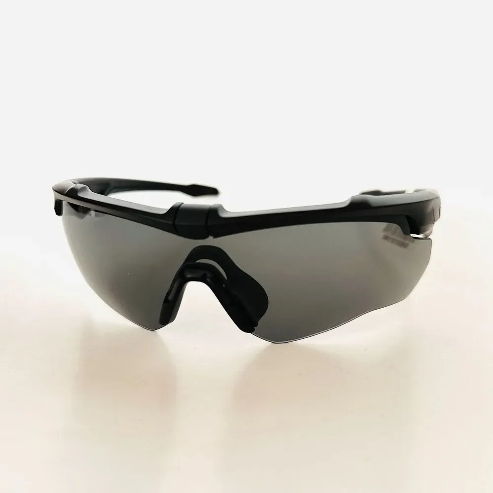 ESS Crossblade E4 Z87 Matte Black Smoked Lens Glasses Sunglasses Safety